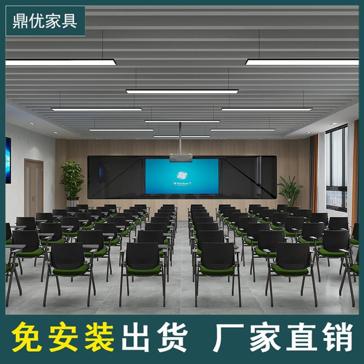 15年专注折叠培训椅 带写字板培训椅办公会议椅带轮培训椅生产厂家