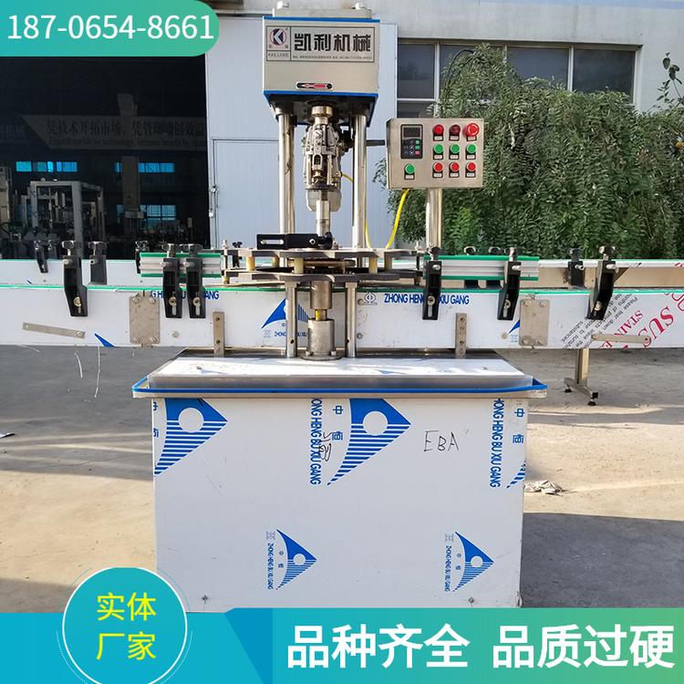 全自动铝盖旋盖机 自动扎盖机 单头自动扎盖机 螺纹盖旋盖机 定做