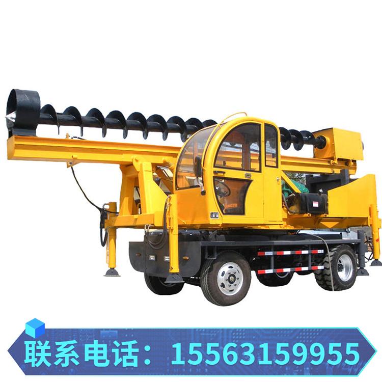 现货太阳能光伏打桩机 太阳能履带打桩机型号 光伏打桩机