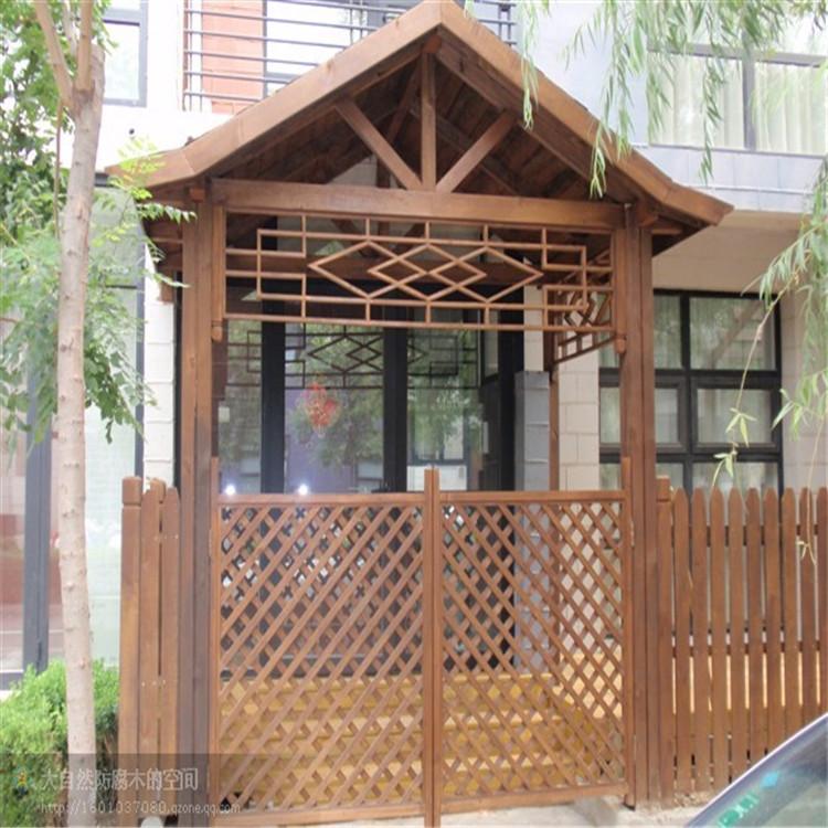 河南防腐木门头 复古景观门头 价格优惠 现货供应