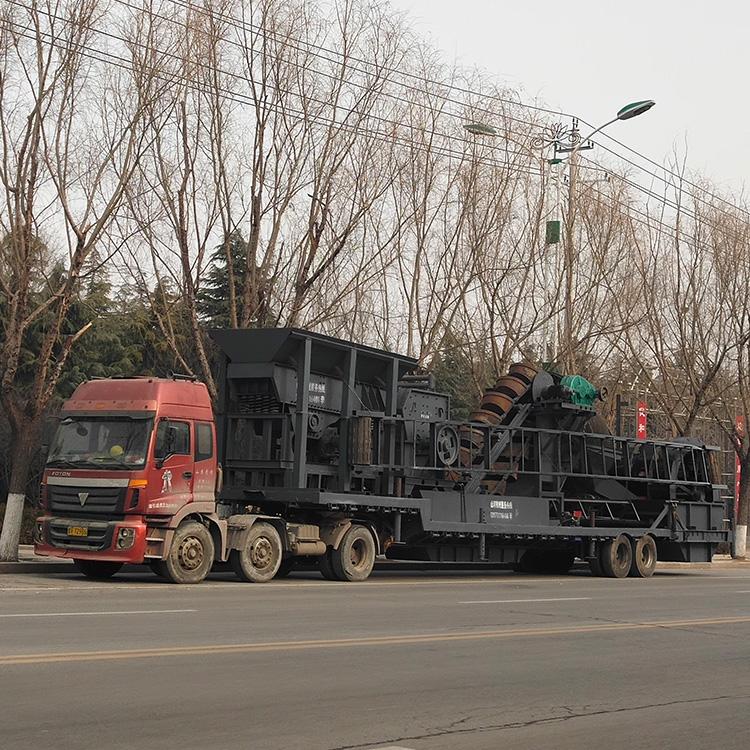 移动破碎站材质 工地专用 移动破碎机 矿沙机械加工定制