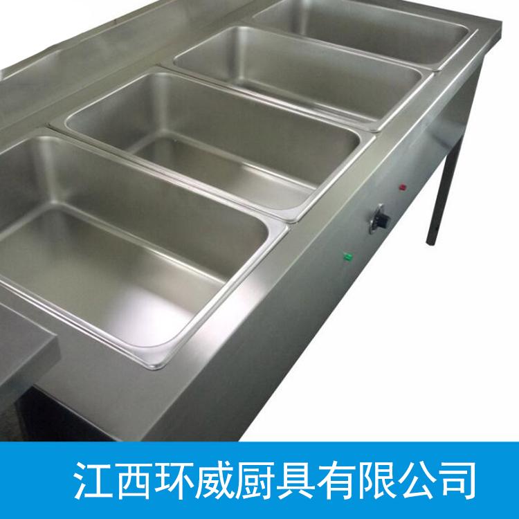 保温台_环威厨具_四格五个饭菜保温台_移动商用不锈钢厨房设备_厂家定制