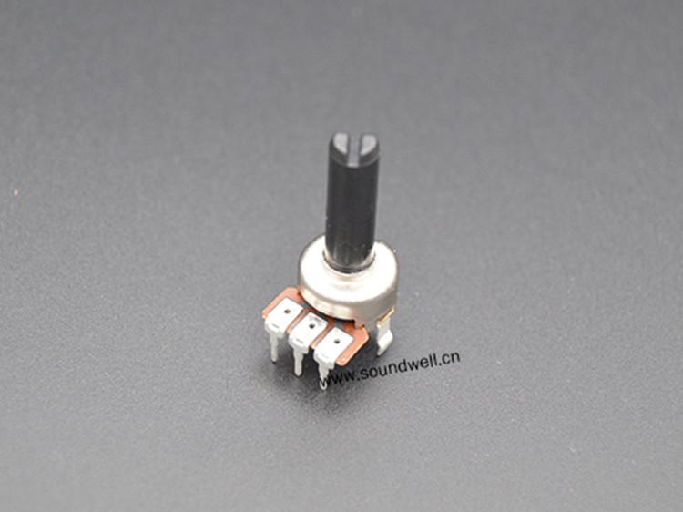 单联电位器接线实物图  b100k单联电位器wl