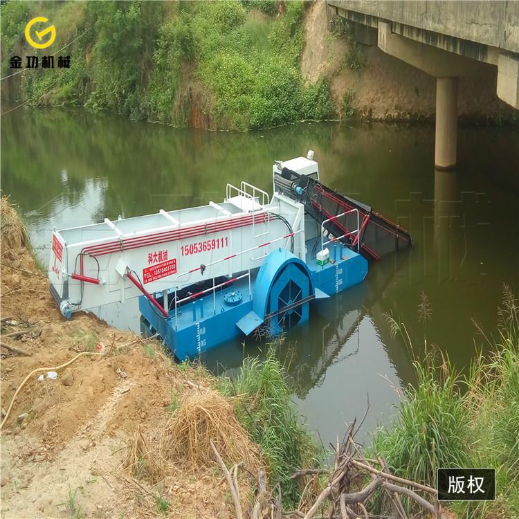湖面河道水葫芦收割船  打捞船