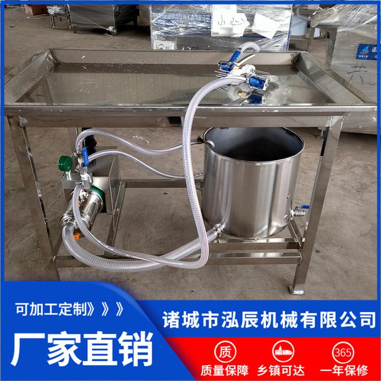 泓辰现货手动八针注射机 牛腩淀粉手动注射机 平台式注射机厂家