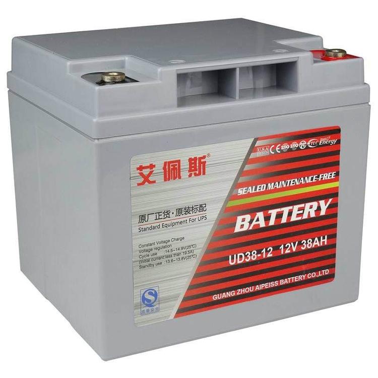 艾佩斯蓄电池UD20-12 12V20AH蓄电池 UPS铅酸蓄电池厂家 免维护储能电源