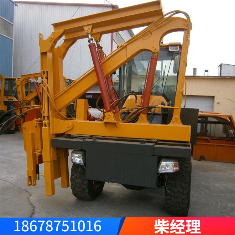 高速公路护栏打桩机 波形护栏打桩机  全液压打桩机