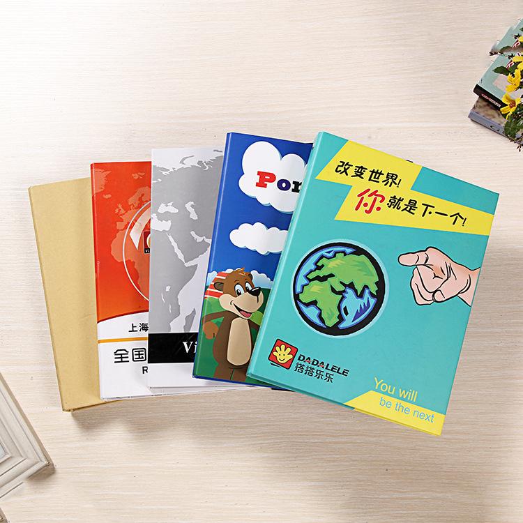 公司文化宣传手册本记事本 卡通封面笔记本 学生笔记本套装批发定制 笔记本价格