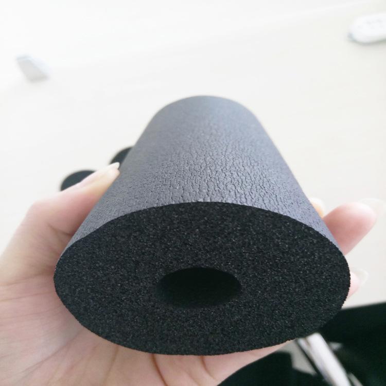 b1级橡塑保温管厂家直销 空调复合铝箔橡塑管壳 阻燃橡塑管套