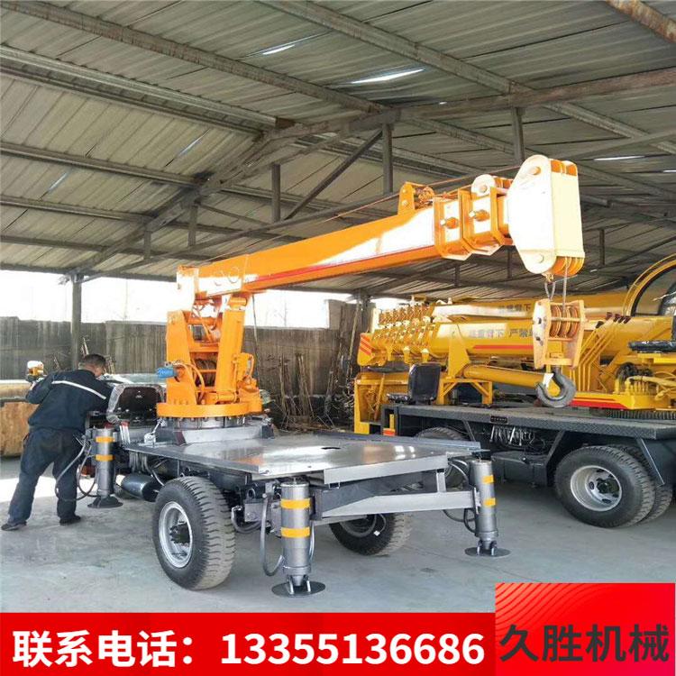 工程用三轮吊农用小吊机 3吨果园吊树木建筑吊楼板三轮随车吊
