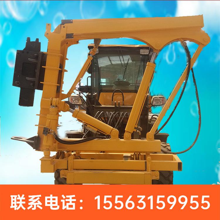 936高速护栏打桩机 护栏打桩机厂家 公路大拔钻一体机 久胜机械