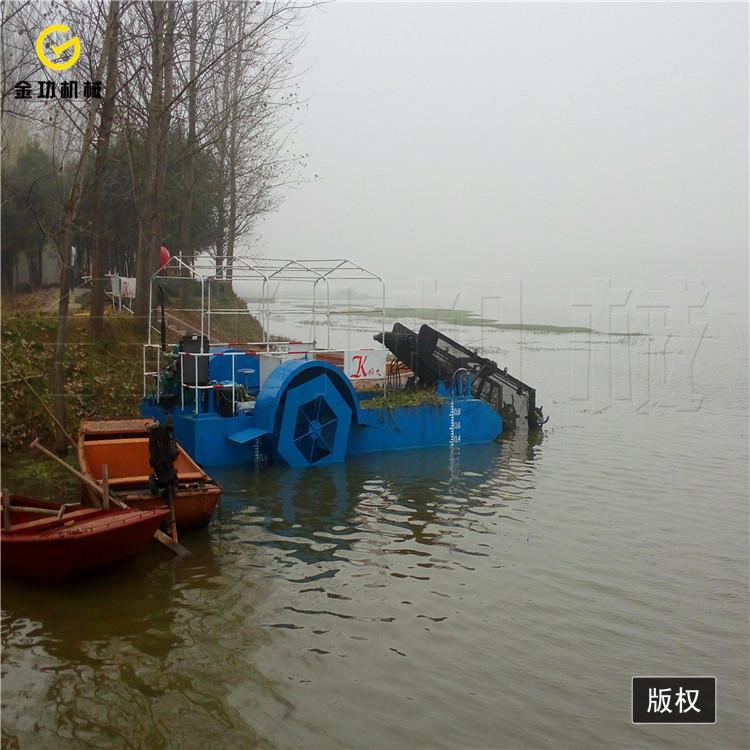 水葫芦打捞船小型   半自动割草船