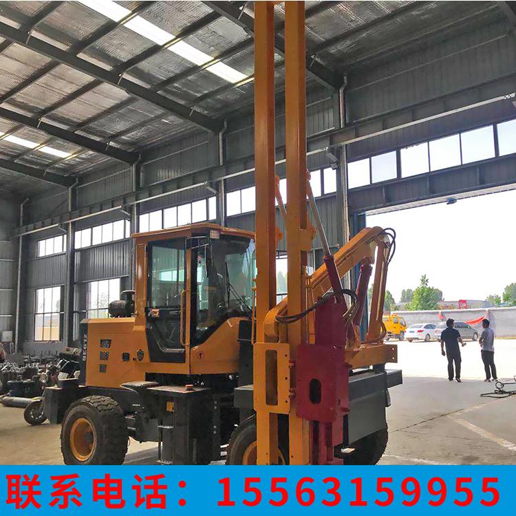 液压大拔钻一体机 立柱护栏打桩机 新型护栏压桩机钻孔设备