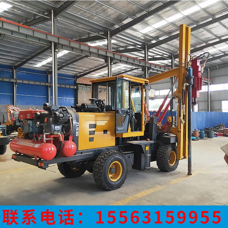 公路护栏打桩机 全液压压桩机 厂家直销护栏打桩机