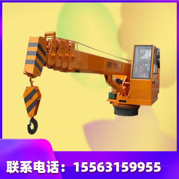 无线遥控船上起重机 移动式悬臂吊 渔船吊 久胜机械