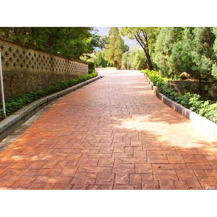 压印地坪  压花地坪 装修建材 地面水泥 公路材料 压印地坪厂家