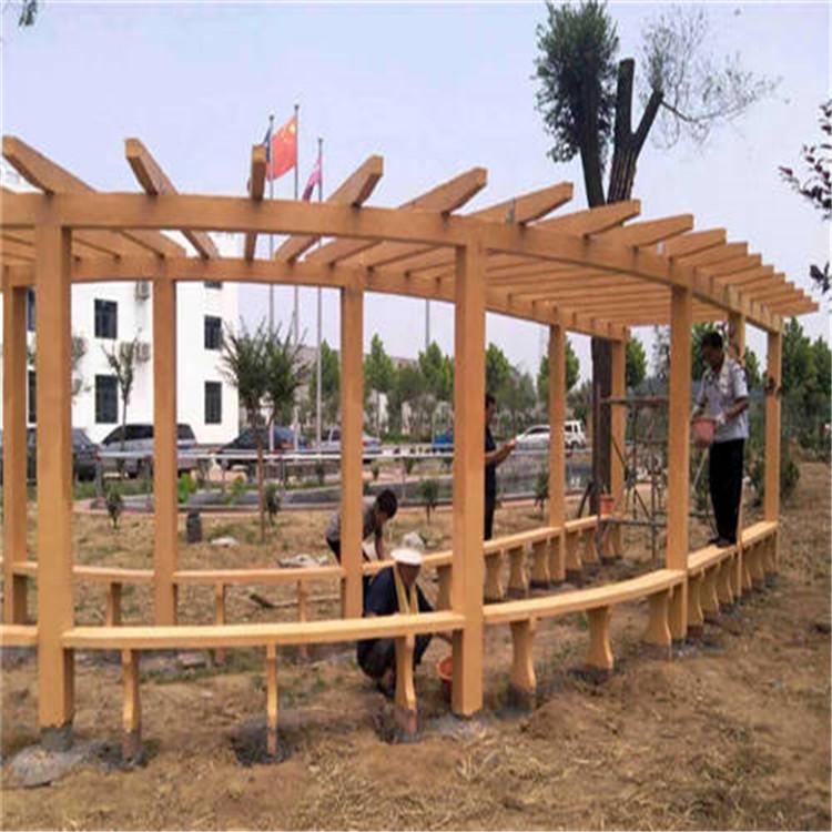 防腐木花架 防腐木花架价格   户外木花架  现货供应