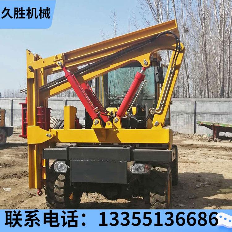 装载公路护栏打钻一体机 2020新款 路面打桩钻孔机