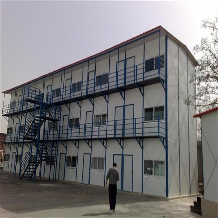 工地简易彩钢活动房工棚 临建集成房屋 定制集装箱住人移动板房