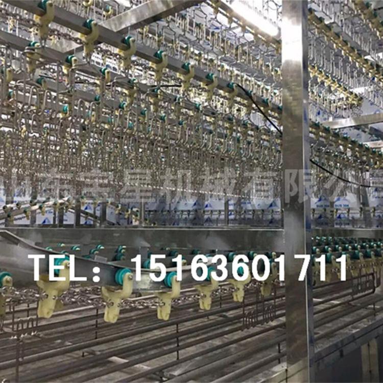 淄博白条鸡屠宰线视频--麻鸭宰杀流水线--整套杀幼鸭机器