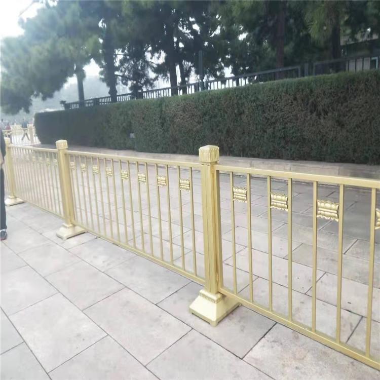 厂家批发长安街黄金莲花护栏 城市道路中央隔离防撞莲花护栏