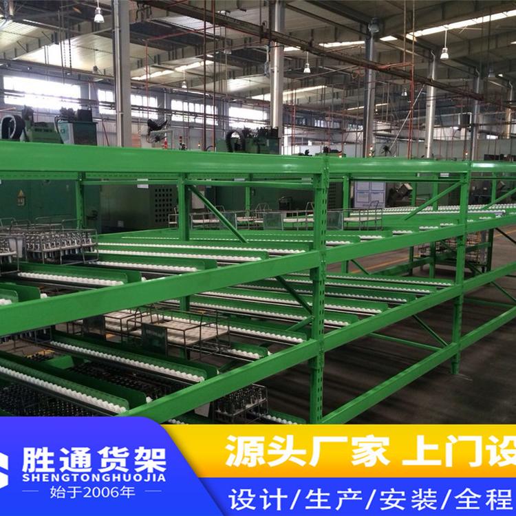 胜通仓库货架 货架怎么安装 物流货架  模具货架 流利式货架 置物架 载重1吨 货架定制