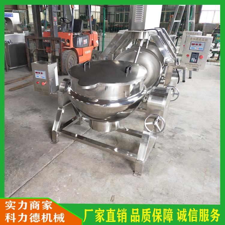 食品机械厂家直销自动炒料机 芝麻酱炒料锅 火锅底料翻炒锅 正宗重庆火锅底料炒制锅