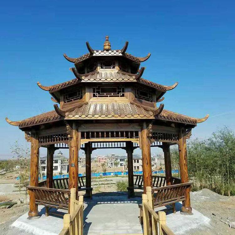 定制防腐木凉亭厂家 湖南防腐木凉亭 多种款式 支持定制