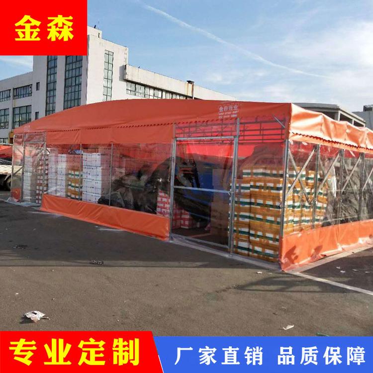 遮阳蓬伸缩 金森活动蓬 济南雨棚 厂家直供
