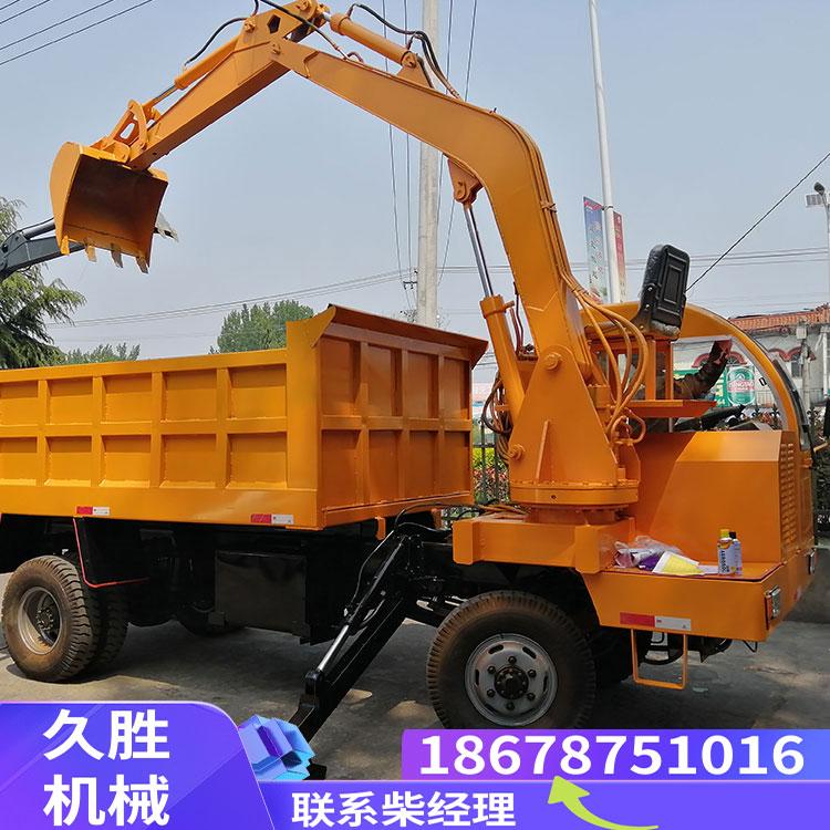 建筑工地专用四不像随车挖可定制5吨到20吨轮式四驱随车挖
