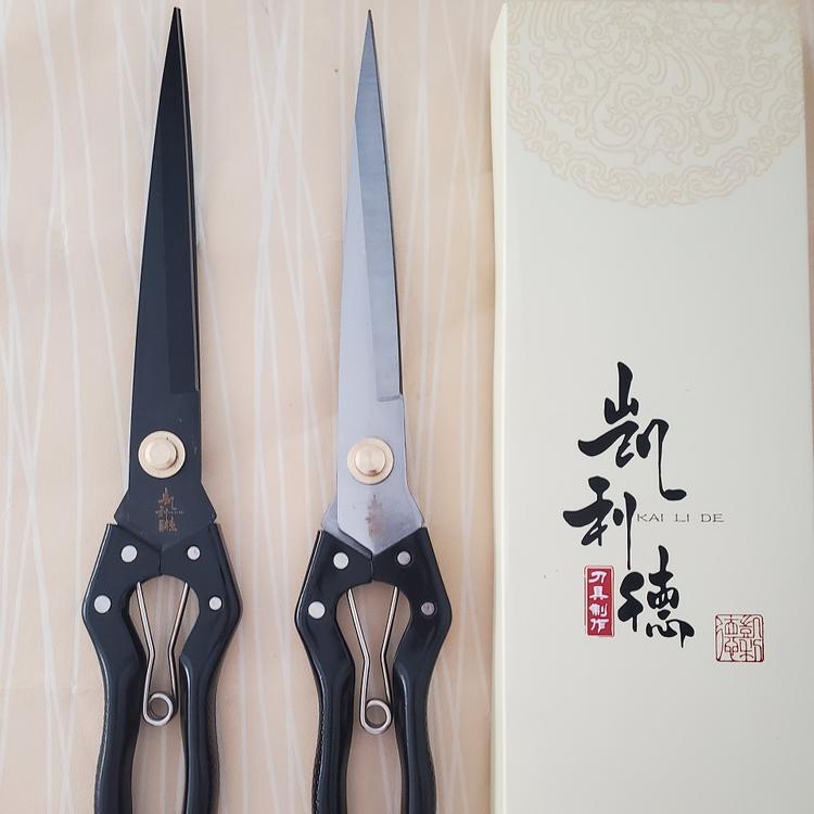 手动羊毛剪刀兔毛牛毛马鬃剪刀凯利德宠物剪毛弹簧家用皮革大剪刀