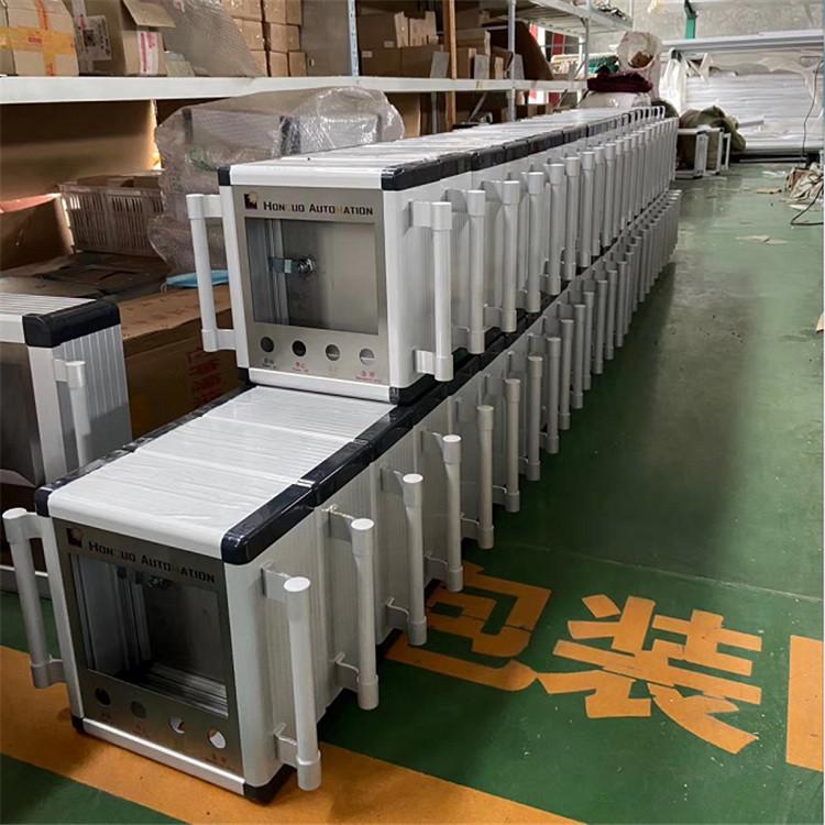 机床机柜铝合金悬臂箱控制箱 吊臂箱数控机床系统控制箱 铝合金触摸屏操作控制柜