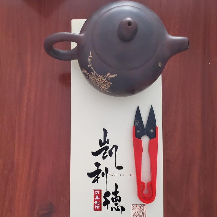 纱剪弹簧十字锈凯利德小剪刀裁缝服装平圆头花边U型大小号剪子批发