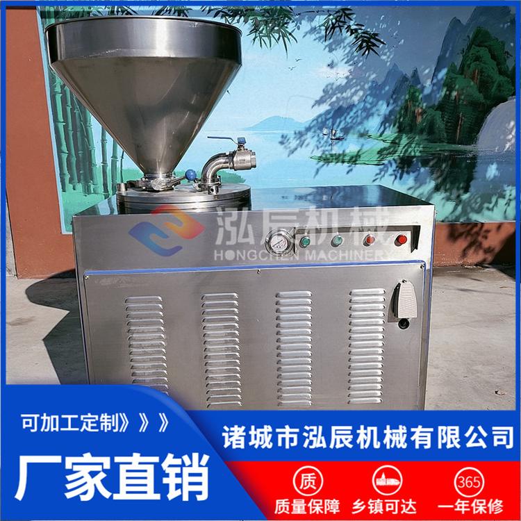 全自动液压灌肠机价格 红肠猪肉肠灌肠机 双管高效灌肠机