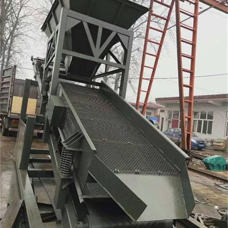 移动式筛沙机 滚筒式滚动筛设备  德弘环保