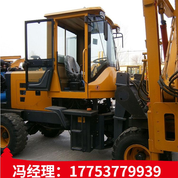 波形护栏打桩机 10-8空压机液压打桩机 装载式护栏打桩机价格