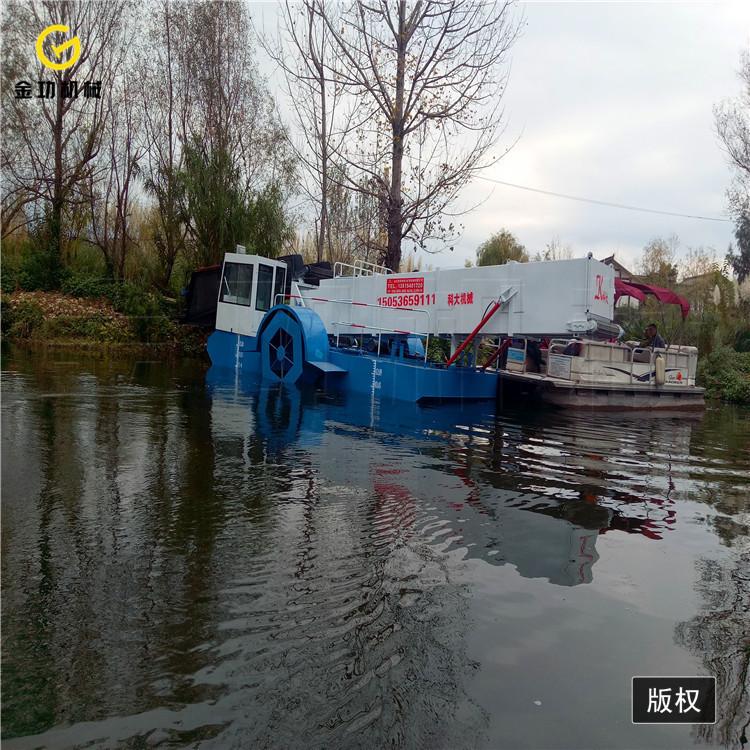 中型全自动水葫芦打捞船生产厂家