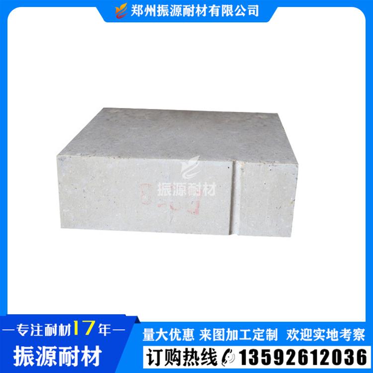 新密厂家振源耐火砖现货 磷酸盐耐磨砖 出钢槽用抗热震耐磨砖