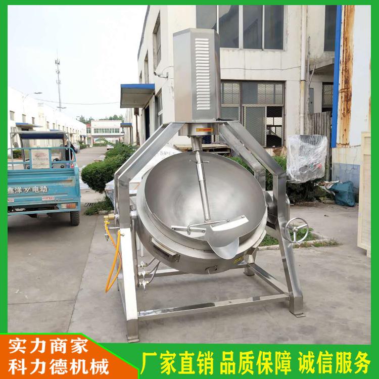 燃气高粘度酱料馅料行星炒锅 酱猪蹄红烧肉熬制锅 燃气加热半自动炒酱锅厂家直销