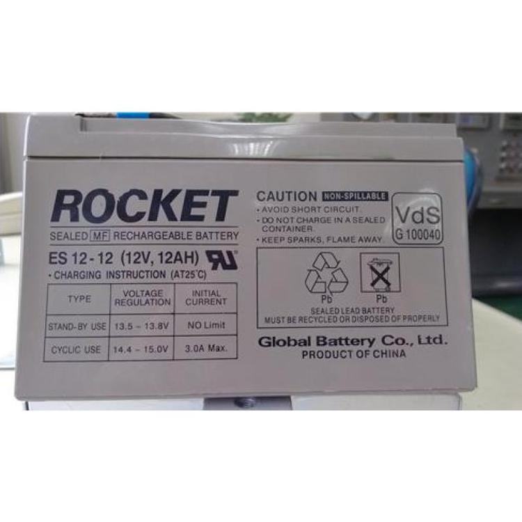 火箭蓄电池ESH 40-12 12V40AH 储能铅酸免维护电源