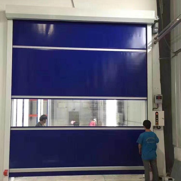 盛锐快速门定做软帘快速门仓库防腐防尘工业快速门电动感应pvc快速卷帘门