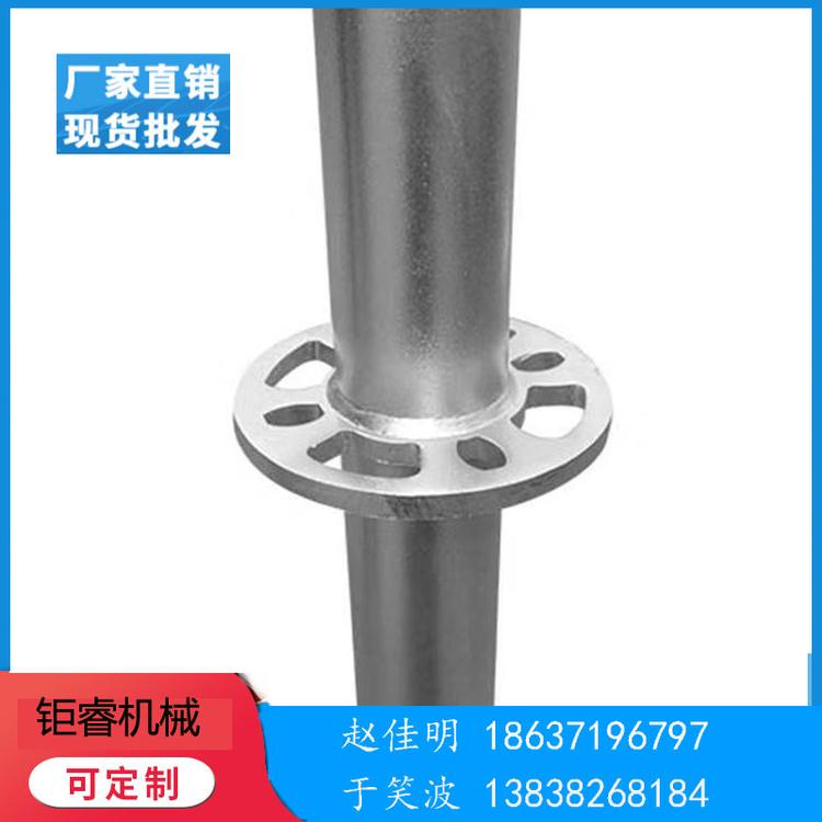 河南承插型盘扣式脚手架出租价格 钜睿镀锌扣件桥梁施工用盘扣架 低价租赁