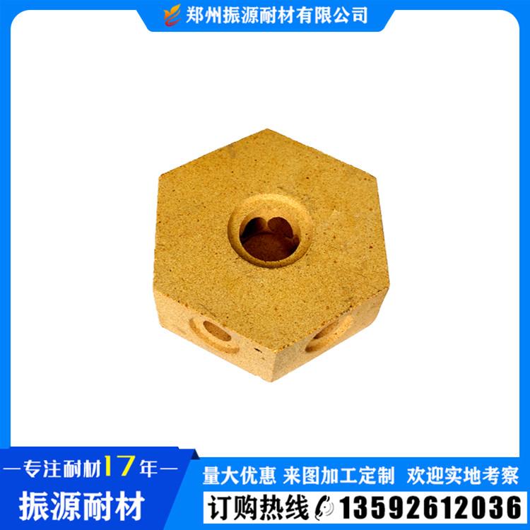 流钢系统中心位置耐火砖 流钢中心砖库存充足  快速发货