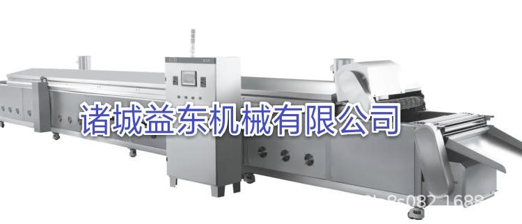 连续油炸机 全自动鸡蛋油炸机 连续式毛蛋油炸机流水线 虎皮鸡蛋油炸流水线 电磁油炸机