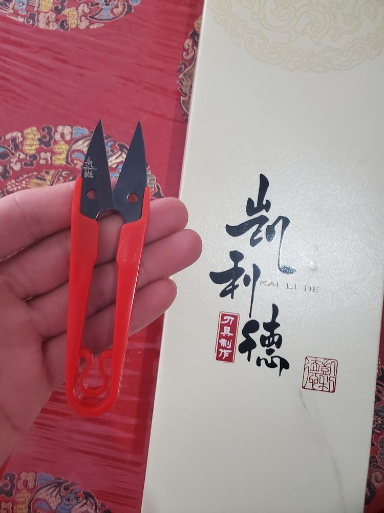 凯利德纱剪线头剪刀家用十字绣U型剪线头的小剪刀裁缝便携小剪子