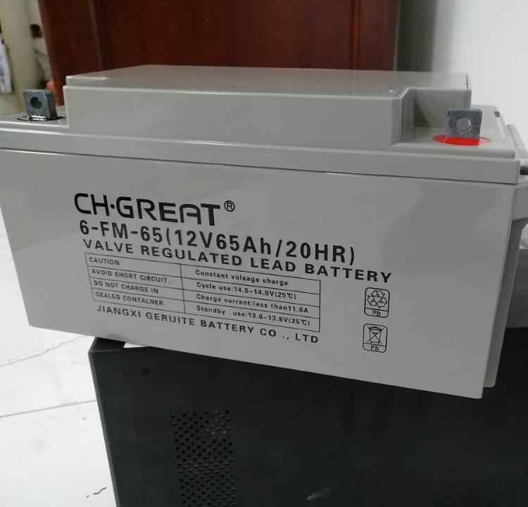 CH.GREAT蓄电池6-FM-65  阀控式铅酸储能格瑞特蓄电池12V65AH 现货