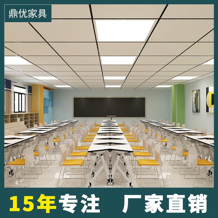 辅导班课桌椅组合学生培训桌学校教室书桌培训机构双人桌厂家直销