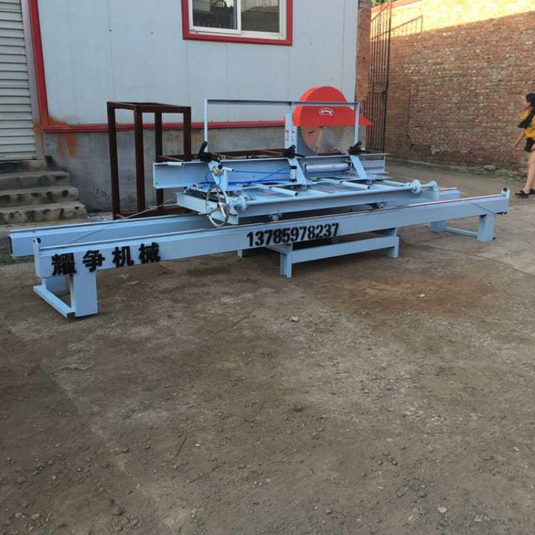大口径自动圆木推台锯 40直径4米圆木推台锯 木工推台锯圆木推台锯视频