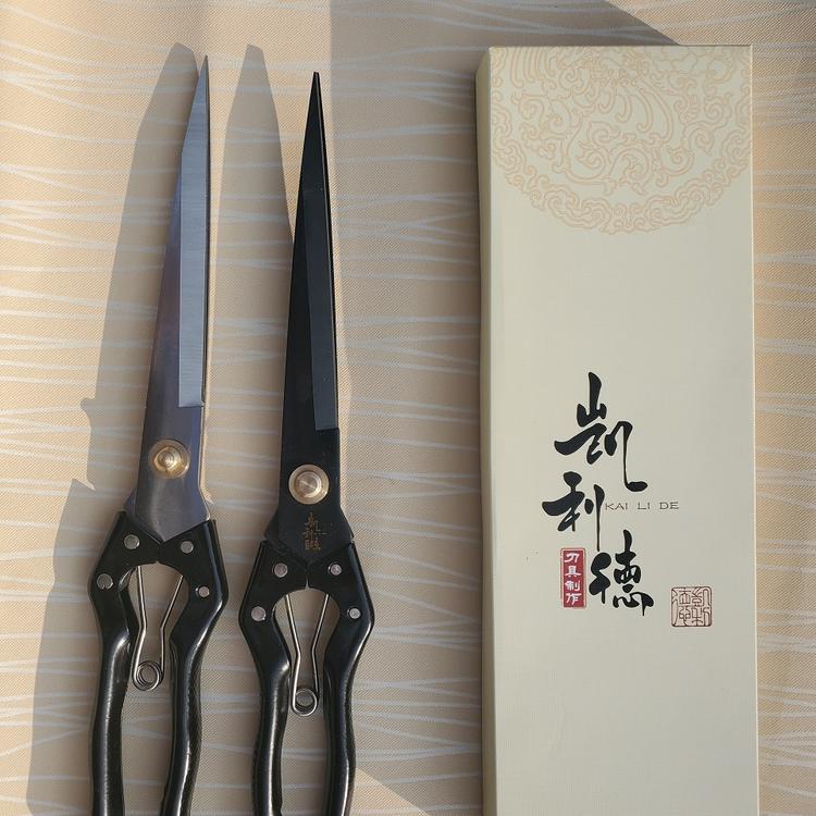 剪羊毛的剪刀手动纯手工弹簧大号家用凯利德剪子兔毛剪狗毛的工具修毛剪