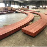 南通胶合木加工厂定制弧形胶合木胶合木梁柱胶合木厂家直供